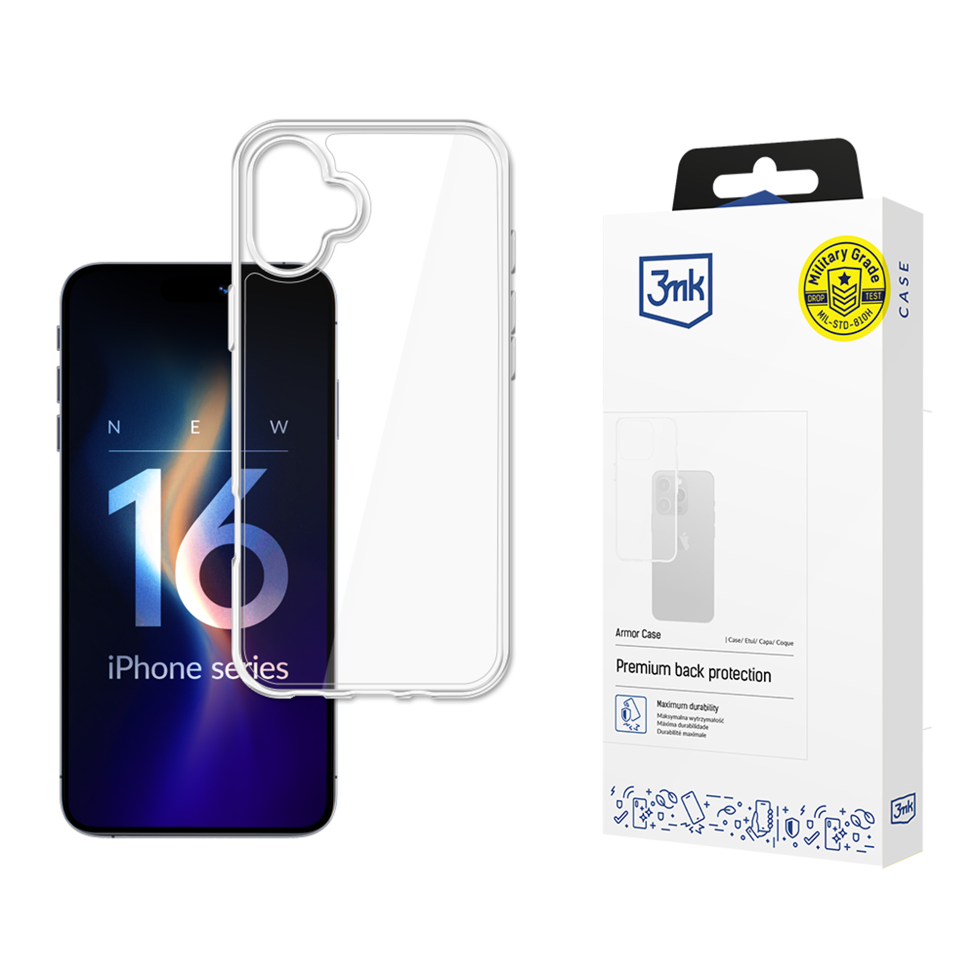 Carcasă blindată pentru Apple iPhone 16 - 3mk Armor Case