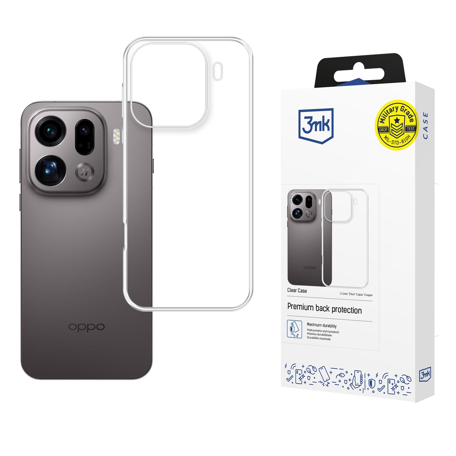 Husă pentru Oppo Find X9 Pro - 3mk Clear Case