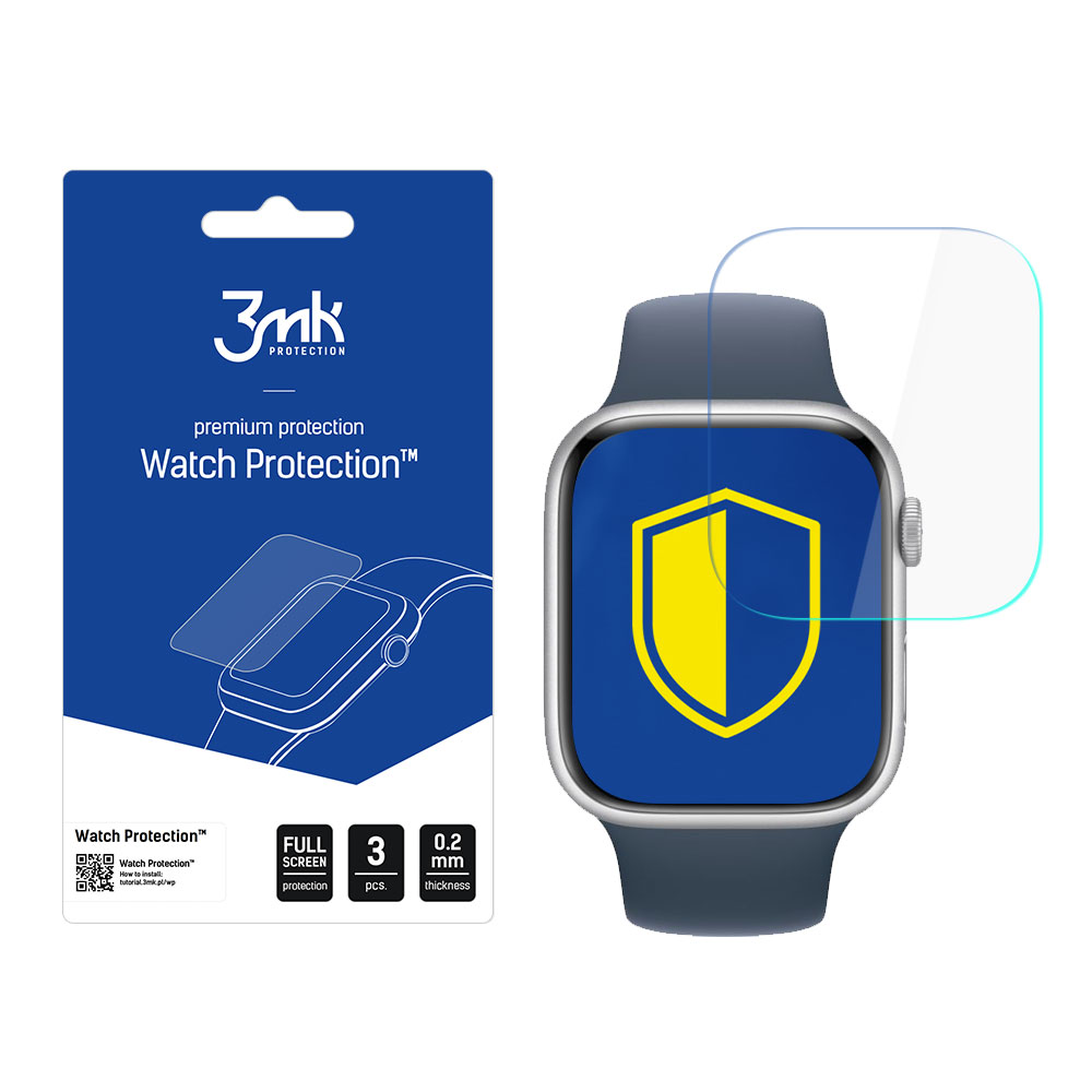 Folie de protecție pentru ecranul smartwatchului Apple Watch 9 45mm - Protecție 3mk Watch