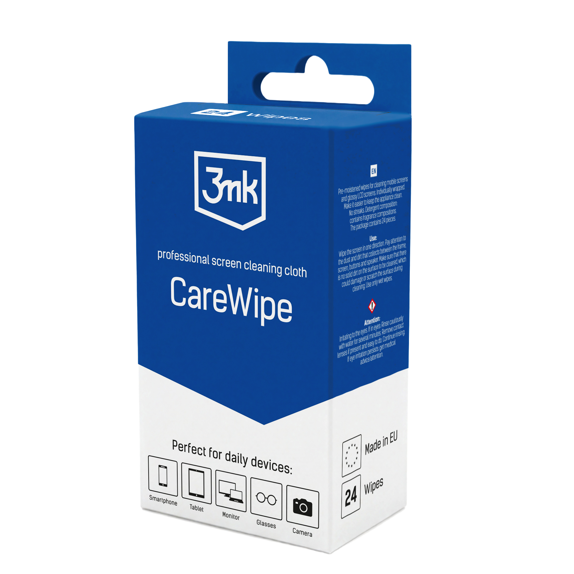 Șervețele umede CARE WIPE 3mk Care