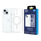 Protecție durabilă cu MagSafe pentru Apple iPhone 15 - 3mk EverClear MagCase