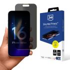 Folie de privatizare pentru Apple iPhone 16 Plus - 3mk Silky Matt Privacy