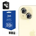 Sticlă securizată pentru obiectivul camerei pentru Apple iPhone 15 - 3mk Lens Protection Pro Yellow