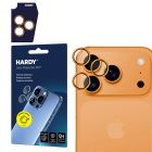 Protecția lentilei pentru Apple iPhone 17 Pro/ iPhone 17 Pro Max - HARDY Lens Protection Pro  Orange