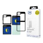 Husă pentru Samsung Galaxy Z Flip 6 / 7 FE - 3mk Satin Armor Case+ Flip