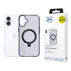 Husă pentru Apple iPhone 16 Plus - 3mk Smoke Case Mag&Stand