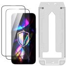 2× Sticlă securizată cu aplicator pentru Apple iPhone 14 Pro Max - 3mk HARDY® Hardura 9H™