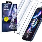 2× Sticlă securizată cu aplicator pentru Apple iPhone 17 Pro - 3mk HARDY® Hardura 9H™