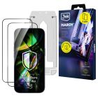 2x Sticlă securizată pentru ecran cu aplicator pentru Apple iPhone 17 Pro Max - 3mk Hardy Hardura 9H