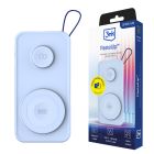 Powerbank 3mk PastelUp 10,000mAh 22.5W MagSafe QI USB-A USB-C Lightning Roz