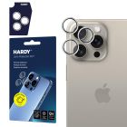 Protecția lentilei pentru Apple iPhone 15 Pro - 3mk HARDY Lens Protection Pro