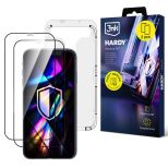 2× Sticlă securizată cu aplicator pentru Apple iPhone 11 Pro - 3mk HARDY® Hardura 9H™