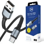 Cablu 2m 18W 9V/2A QC 3.0 3mk Hyper Cable N-SERIES USB-A to USB-C 18W™ Black