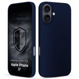 Husă din silicon pentru Apple iPhone 17 - 3mk HARDY® Mellow Case™ Dark Blue
