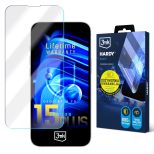Folie superrezistentă pentru Apple iPhone 15 Plus - 3mk HARDY® Tectra™ (garanție pe viață)