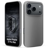 Husă din silicon pentru Apple iPhone 17 Pro Max - 3mk HARDY® Mellow Case™ Gray