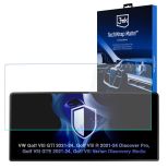 Folie de protecție mată pentru ecranul de navigație pentru VW Golf VIII GTI 2021-2024 – 3mk TechWrap Matte™ Center Display