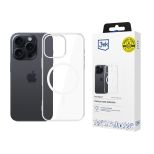 Husă pentru Apple iPhone 16 Pro - 3mk Clear MagCase