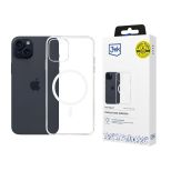 Husă pentru Apple iPhone 15 Plus - 3mk Clear MagCase