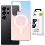 Husă holografică cu MagSafe pentru Samsung Galaxy S24 Ultra - 3mk HARDY® PrisMag Case™