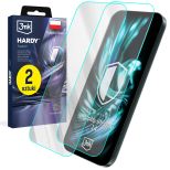 2x Szkło hybrydowe na Apple iPhone 14/14 Pro - 3mk HARDY® Fusion™