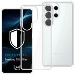 Husă transparentă pentru Samsung Galaxy S26 Ultra – 3mk HARDY® Vision Case™