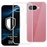 Husă transparentă pentru Google Pixel 9A – 3mk HARDY® Vision Case™