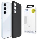 Husă din silicon pentru Samsung Galaxy A55 5G - 3mk HARDY® Mellow Case™ Black