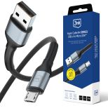 Cablu 3m 10W 5V/2A QC 3.0 3mk Hyper Cable N-SERIES USB-A to Micro 10W™ Black