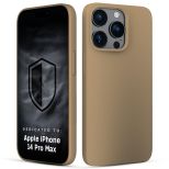 Husă din silicon cu MagSafe pentru Apple iPhone 14 Pro Max - 3mk HARDY® Mellow MagCase™ Gold
