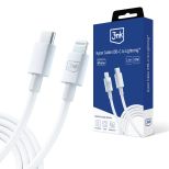 Cablu USB-C la Lightning 20W 5A 1.2m - 3mk Hyper Cable Alb