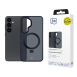 Husă pentru Samsung Galaxy S25 - 3mk Smoke Case Mag&Stand