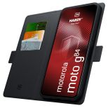 Husă cu clapetă pentru Motorola Moto G84 5G – 3mk HARDY® Foldy Case™