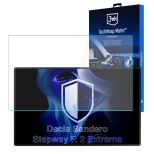 Folie de protecție mată pentru ecranul de navigație pentru Dacia Sandero Stepway F. 2 Extreme – 3mk TechWrap Matte™ Center Display