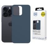 Etui pentru Apple iPhone 15 Pro Max - 3mk Hardy MagSilicone Albastru Regal