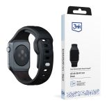 Pasek na 42/44/45/46/49 mm Black (big) - Curea de silicon 3mk