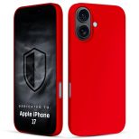 Husă din silicon pentru Apple iPhone 17 - 3mk HARDY® Mellow Case™ Red