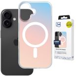 Husă holografică cu MagSafe pentru Apple iPhone 16 - 3mk HARDY® PrisMag Case™