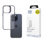 Husă pentru Apple iPhone 15 Pro - 3mk Satin Armor Case+ Purple