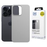 Etui pentru Apple iPhone 16 Pro Max - 3mk Hardy MagSilicone Titanium Natural