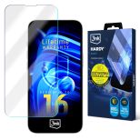 Folie superrezistentă pentru Apple iPhone 16 - 3mk HARDY® Tectra™ (garanție pe viață)