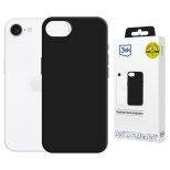 Husă din silicon cu MagSafe pentru Apple iPhone 16E/ iPhone 17E - 3mk HARDY® Mellow MagCase™ Black