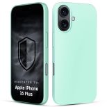 Husă din silicon cu MagSafe pentru Apple iPhone 16 Plus - 3mk HARDY® Mellow MagCase™ Teal