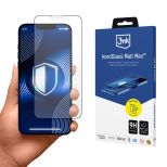 Matowe szkło hartowane na Apple iPhone 13/13pro/14/16E/17E - 3mk HardGlass Matt Max