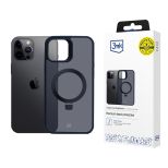 Husă pentru Apple iPhone 12 Pro Max - 3mk Smoke Case Mag&Stand
