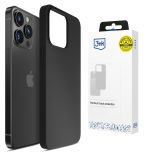 Husă din silicon pentru Apple iPhone 16 Pro - 3mk HARDY® Mellow Case™ Black