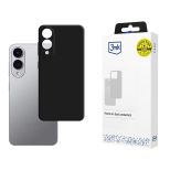 Husă din silicon pentru Samsung Galaxy S25 Edge - 3mk HARDY® Mellow Case™ Black