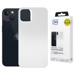 Husă pentru Apple iPhone 15 - 3mk Hardy MagSilicone Argintiu-Alb