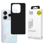 Husă din silicon pentru Redmi Note 14 5G - 3mk HARDY® Mellow Case™ Black