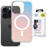 Husă holografică cu MagSafe pentru Apple iPhone 15 Pro Max - 3mk HARDY® PrisMag Case™